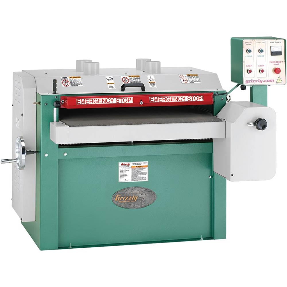 Grizzly G0449 37" Drum Sander, 10 HP Single-Phase by