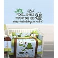 thumbnail image 2 of FROGS AND SNAILS AND PUPPY DOG TAILS #2~ WALL DECAL, 13" X 26", 2 of 6