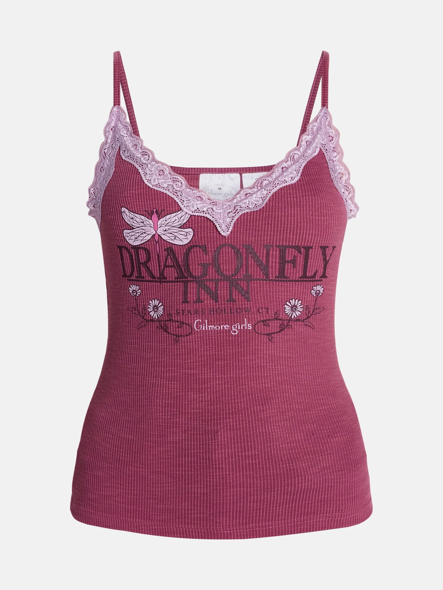 Gilmore Girls Women's Graphic Tank Top with Lace Trim, Sizes XXS-XXL