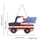 thumbnail image 3 of 4th July Patriotic Wooden Hanging Sign Gnome Cozy Home Round Wall Decor Designed Specifically For Independence Day Home Decoration, 3 of 6