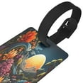 thumbnail image 3 of Hirioo Sunset Floral Fantasy Landscape for Luggage ID Tag with Adjustable Strap Travel Baggage Bag Tags Suitcase Identify Labels for Women Men, 3 of 7