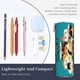 thumbnail image 3 of Disketp I Love Sushi Estuche Organizador de Lápices de Cuero, Estuche de Oficina con Cremallera para Bolígrafo y Lápiz, 3 of 6