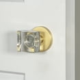 thumbnail image 4 of Viaggio Cloqdc_Sd Circolo Solid Brass Non-Turning One-Sided Dummy Door Knob - Nickel, 4 of 7