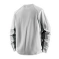 thumbnail image 3 of Chandail Léger pour Hommes à Manches Raglan Hauts à Manches Longues Col Rond Chandails Mode Couleur Chandail à Enfiler Horloge Respirant Confortable Chandails, 3 of 3