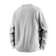 thumbnail image 3 of pstuiky Camisas de manga larga abrigadas para hombre, Camiseta deportiva unisex de manga larga y cuello redondo con bloques de color liso para hombre y mujer camisetas de hombre l, 3 of 3