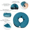 thumbnail image 4 of MIDOG Inflatable Dog Neck Donut Collar, Soft Polyester Recovery Cone for Small Medium Large Dogs & Cats, Blue, Large, 4 of 9