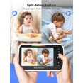 thumbnail image 2 of Monitor para bebé GoodBaby con pantalla dividida de 5" y 2 cámaras con audio, 2 of 8
