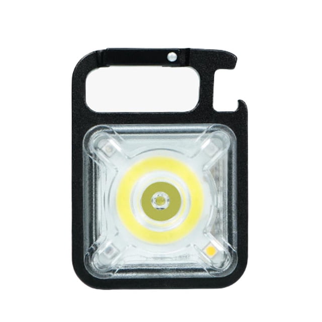 Faro LED abrebotellas COB SMD Mini llavero lámpara para acampar al aire libre senderismo