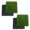 Black, variant on 4Pcs Artificial Grass Carpet Balcony Flooring Tiles Decoration Grass Turfy Mat Rug Outdoor Garden