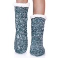thumbnail image 1 of EBMORE Calcetines Pantuflas Difusos para Mujer, Cálidos para Invierno, Antideslizantes, Color Azul, 1 of 7
