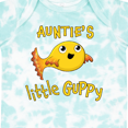 thumbnail image 4 of Inktastic Auntie's Little Guppy Cute Yellow Fish Boys or Girls Baby Bodysuit, 4 of 5