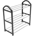 thumbnail image 1 of CIMAXIC Household Three-layer Shoe Storage Rack Durable 3-tier Shoe Rack Organizer,17.72"X16.73"X7.68", 1 of 5