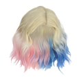 thumbnail image 2 of Peluca de cosplay blanca rubia, peluca de pelo sintético resistente al calor para mujeres y niñas, peluca rizada, peluca ondulada blanca corta Estilo B Yinane Peluca de disfraz, 2 of 8
