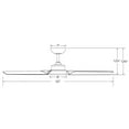 thumbnail image 5 of Roboto 52" Matte Black Smart Ceiling Fan with Remote Control, 5 of 9