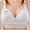 White B, variant on LSLJS Womens Wireless Bras Plus Size Push up Bras Breathable Solid Color Valebtine's Day Heart Printed No Underwire Lingerie, Gifts for Women