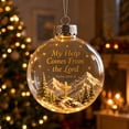 thumbnail image 6 of Plastic Light Up Christmas Ball Ornament, Warm Glow Holiday Bauble, 3.15 x 3.15 x 3.15 Inch, for Christmas Tree Window Mantel Decor, 6 of 9