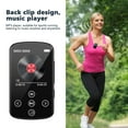 thumbnail image 6 of MP3 Player,Bluetooth 5.4 MP4 Music Player with 64GB SD Card,Portable HIFI Sports Music Player with Clip Touch Screen Button,Voice Recorder,FM Radio,E-Book,Support up to 128GB for Running,Walking, 6 of 12
