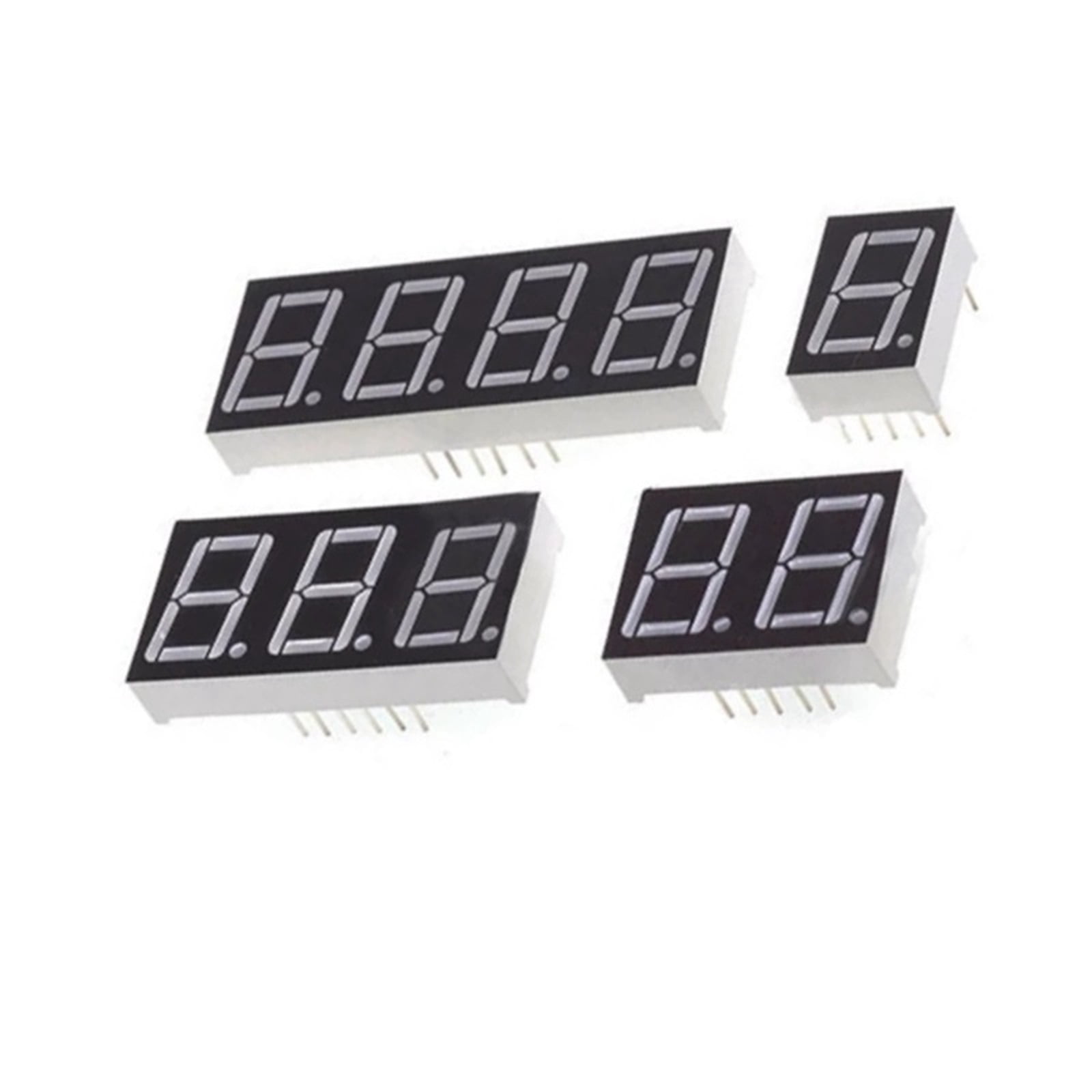 5PCS 0.56inch LED 7 Segment Display Tube Red | Digital Common Cathode/Anode