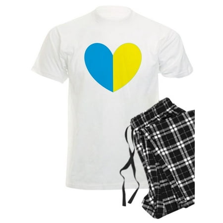 

CafePress - I Stand With Ukraine Heart Pajamas - Men s Light Pajamas