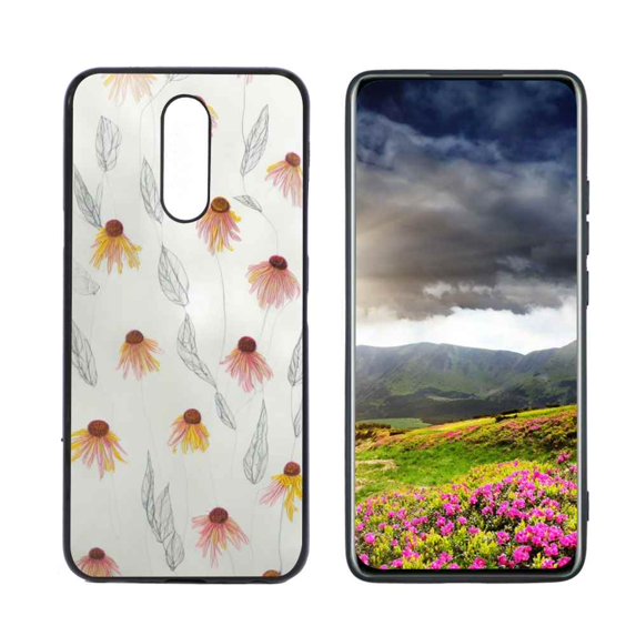 Compatible with Harmony 3 Phone Case, Yellow-Flowers-298 Case Men Women, Flexible Silicone Shockproof Case for Harmony 3