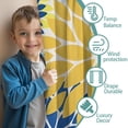 thumbnail image 3 of Blackout Kids Curtains,Yellow Floral and Petal Pattern Childrens Insulated Curtains Set Of 2,Bedroom Essentials,Toddler Room Decor 42x54in(106x137cm), 3 of 5