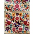 thumbnail image 6 of Multicolor Floral Print Sleeveless Round Neck Casual A-Line Dress For Women, 6 of 8