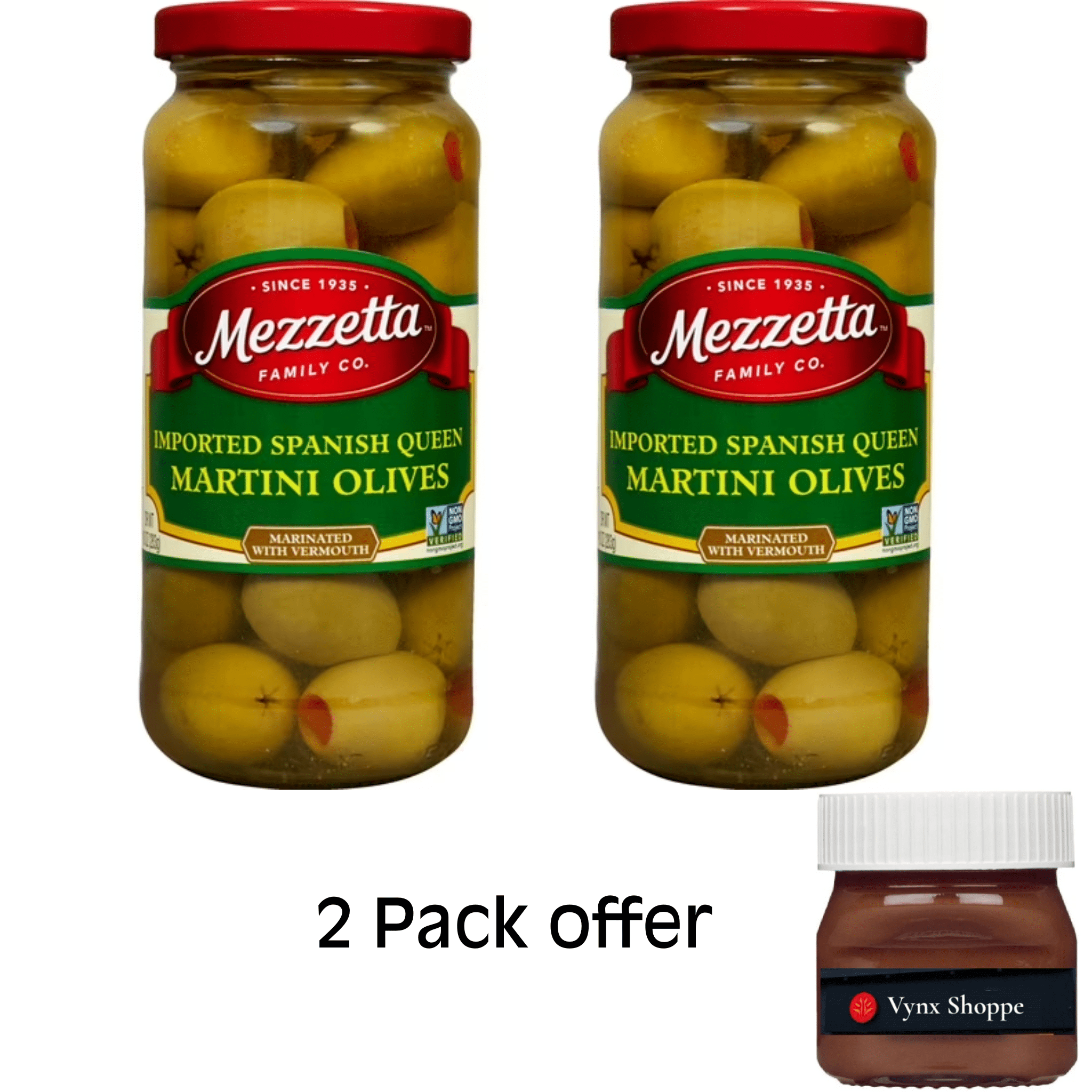 Mezzetta Super Colossal Spanish Queen Whole Olives, 10 oz Dr. Wt