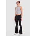 thumbnail image 3 of Women's Flare Leg Cargo Jeans, 3 of 5