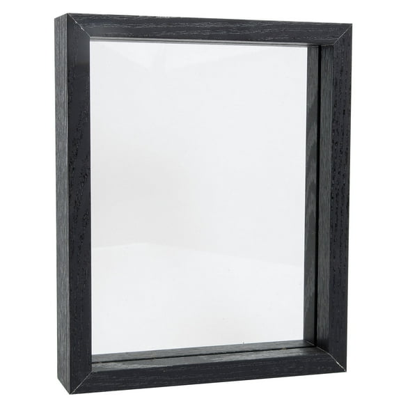 GOOHOCHY Black Glass Photo Frame Coin Display Case DoubleSide Butterflies Plants Pressing Frame for Daily Use