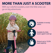 Hudora Scooter up 145 (57) Junior Berry - Lightweight - Age 3+ up to 132lb