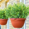 thumbnail image 4 of 20 Bundles Artificial Flowers Outdoor UV Resistant Faux Flowers No Fade Fake Plastic Plants Garden Porch Window Box Decorating (Pure White) A, 4 of 5