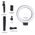 thumbnail image 4 of SalonMore 7" LED Ring Light Camera Photo 2800-5500K Dimmable LED Ring Lamp + Tripod, 4 of 5