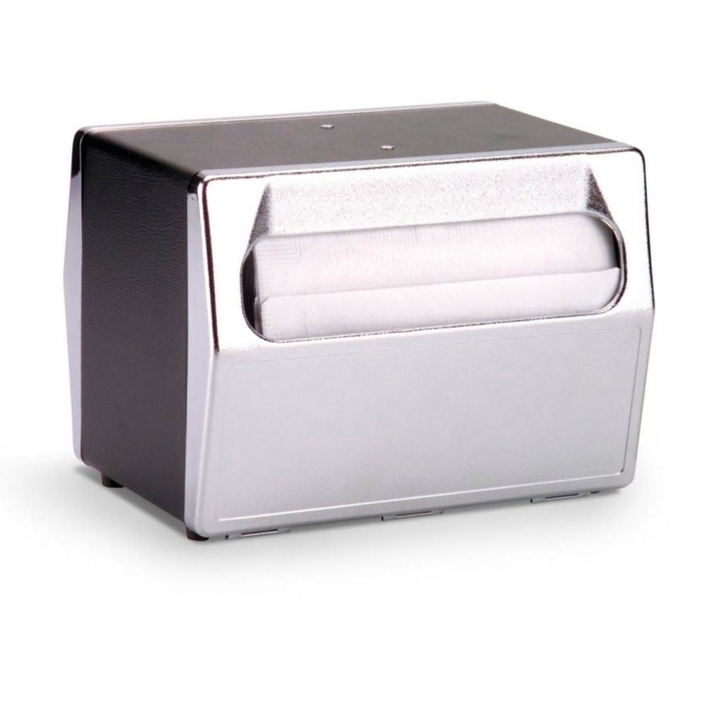 Traex Chrome and Black Napkin Dispenser