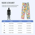 thumbnail image 4 of Balery Watercolor Wildflowers print Men's Pajama Pants,Ultra Lightweight Pjs,Lounge Pant-Large, 4 of 9
