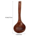 thumbnail image 2 of HONMEET portion spoons Wooden Spoons Wood Cooking Adults Home Use 3pcs, 2 of 8