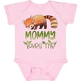 thumbnail image 3 of Inktastic Mommy Loves Me Cute Red Panda Boys or Girls Baby Bodysuit, 3 of 5