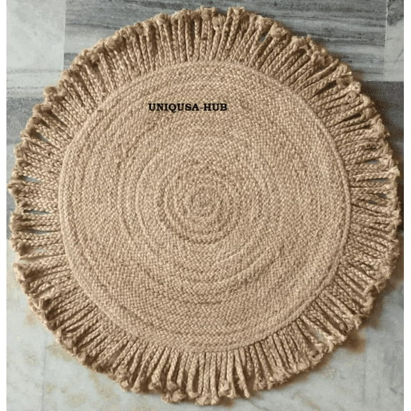JUTE  BRAIDED ROUND RUG