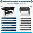 thumbnail image 5 of SONRET - Three Burner Propane Camping Stove - with Dual Side & Adjustable Bottom Shelf, 5 of 8