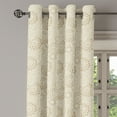 thumbnail image 2 of Ambesonne Floral Grommet Curtain, Warm Colored Paisley, 50" x 108", Cream Tan, 2 of 6