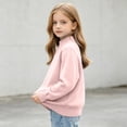 thumbnail image 6 of SDNall Boys and Girls Casual Mock Neck Sweaters, Solid Relaxed Fit Pullover Layering Tops for School, Fall Winter Everyday Thick Soft Knitted Cotton Sweater 1-12 Years, 6 of 10