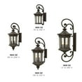 thumbnail image 4 of 1605MB-LL-Hinkley Lighting-Raley - 4 Light Large Outdoor Wall Lantern in Traditional Style - 11.75 Inches Wide by 31.5 Inches High-Museum Black, 4 of 6