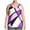 Purple, variant on WRKEKC Summer Tank Tops for Women Print Crew Neck Plus Size Sleeveless Casual Tank Loose Fit Lightweight Daily Top