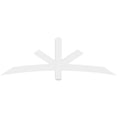thumbnail image 2 of 72"W x 24"H x 2"D x 4"F, 8/12 Pitch, Alberta Architectural Grade PVC Gable Bracket, 2 of 8