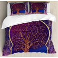 thumbnail image 1 of Juego de Funda Nórdica, Árbol con Ramas Curvas sin Hojas Oriente Medio Marroquí, 1 of 6
