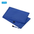 thumbnail image 3 of Unique Bargains Waterproof Zipper File Bags, A5 Document Holders for Office, Blue 3 Pack, 3 of 6