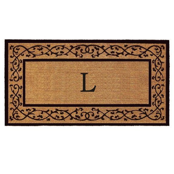 Abbington Monogram Doormat 30" x 48" (Letter L)