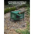 thumbnail image 3 of Caseta exterior para gatos Engtesy, impermeable, con calefacción, verde, 3 of 7
