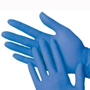 Gloves - Blue Nitrile - Powder Free - 5 mil thick- case of 1,000 - Large