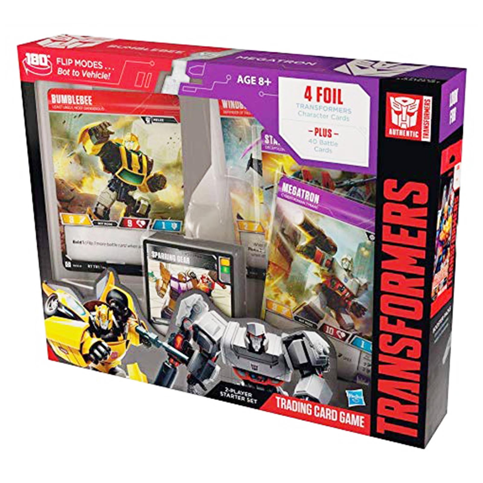 Transformers Bumblebee VS Megatron Bot Vehicle Foil Character Battle Cards  NEW 