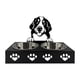 thumbnail image 1 of Cats sin resbalones que alimentan un tazón, tazón para perros, plato de cachorro de acero inoxidable, tazón de alimentación de mascotas, alimentador B, 1 of 8